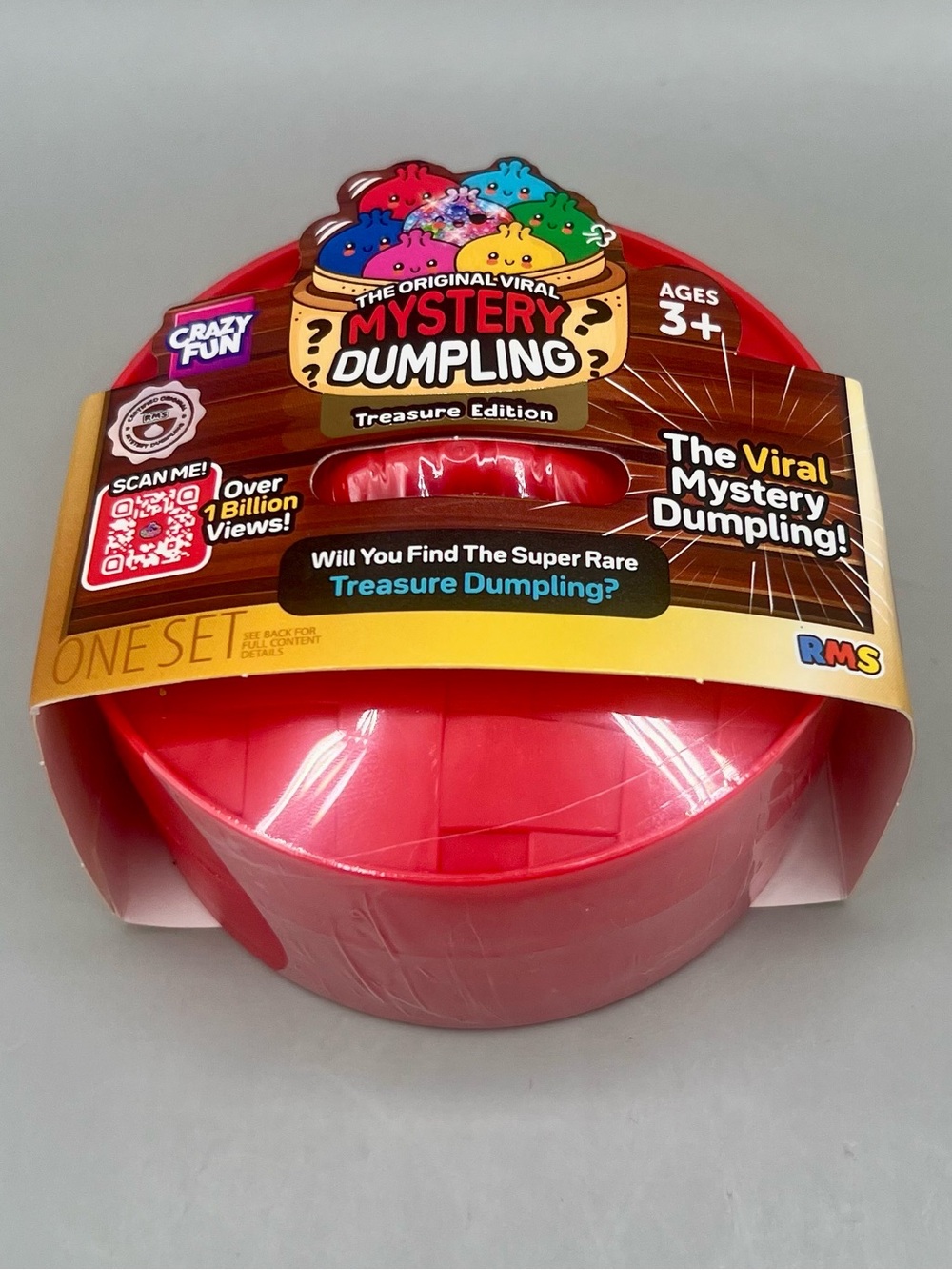 RMS Crazy Fun Mystery Dumpling TREASURE EDITION 🪎❤️ Red -  Viral Squishy Toy NEW